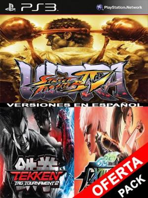 3 juegos en 1 Ultra Street Fighter IV Mas TEKKEN TAG TOURNAMENT 2 Mas The King of Fighters XIII