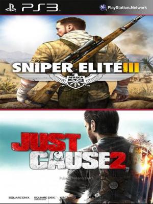 2 juegos en 1 Just Cause 2 Ultimate Edition Mas Sniper Elite 3 PS3