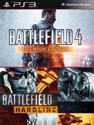 2 juegos en 1 Battlefield Hardline Mas Battlefield 4 Edición Premium PS3