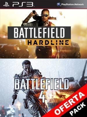 2 juegos en 1 Battlefield Hardline Mas Battlefield 4 PS3