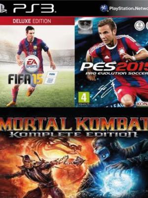 Fifa 15 Mas Pes 15 Mas Mortal Kombat Komplete Edition