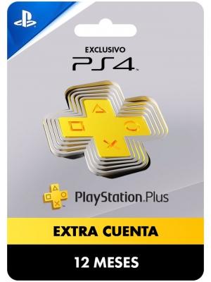 PSN PLUS EXTRA 12 MESES CUENTA PRINCIPAL PS4 