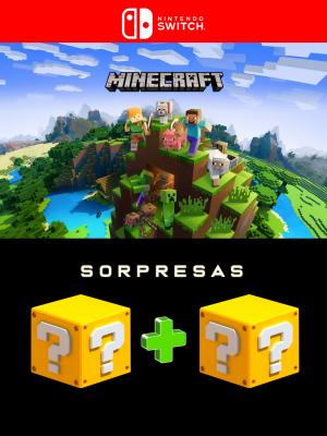 Minecraft mas 2 juegos de regalos - Nintendo Switch